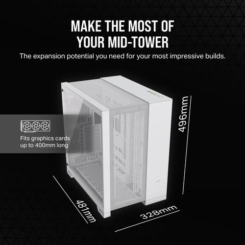 Corsair 6500D AIRFLOW Mid-Tower PC Case White