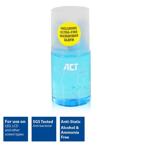 ACT Cleaning Fluid 200ml + cleaning cloth