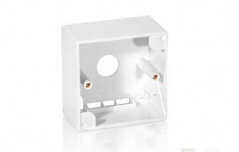 Equip 761302 Back Box for Face Plate 761301 pure white