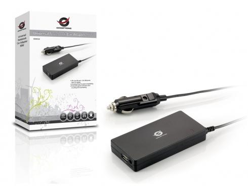 Conceptronic CNB90CAR universele notebook-autoadapter, 90w