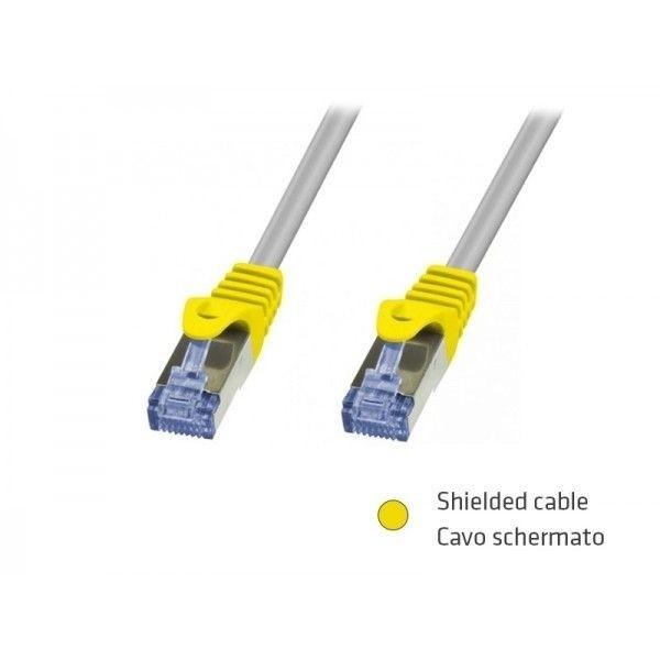 ADJ KABNET310-00059 310-00059 CAT6e Networking Cable, S/FTP, RJ-45, 1 m, Grey, Blister