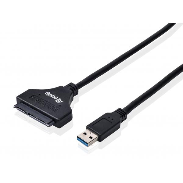 Equip 133471 USB3.0 to SATA Adapter, Male/Male, 0.5 m, Black