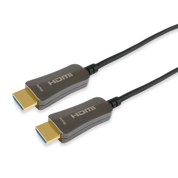 Equip 119431 HDMI 2.0 Active Optical Cable, HDMI Type A -> HDMI Type A 3D, 18 Gbit/s, 50m, Black