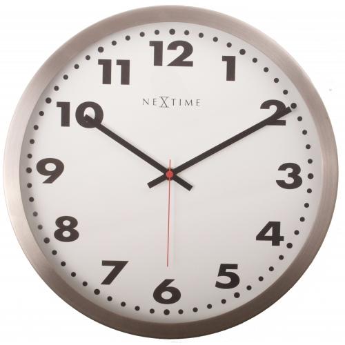 NeXtime klok 2521 Arabic, Ø33 cm, Wall, White