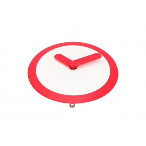 NeXtime klok 2615ro Focus, Ø25 cm, Wall, White/ Red