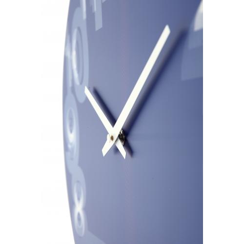 NeXtime klok 3077bl 3D, Ø39.5 cm, Wall, Blue/ White