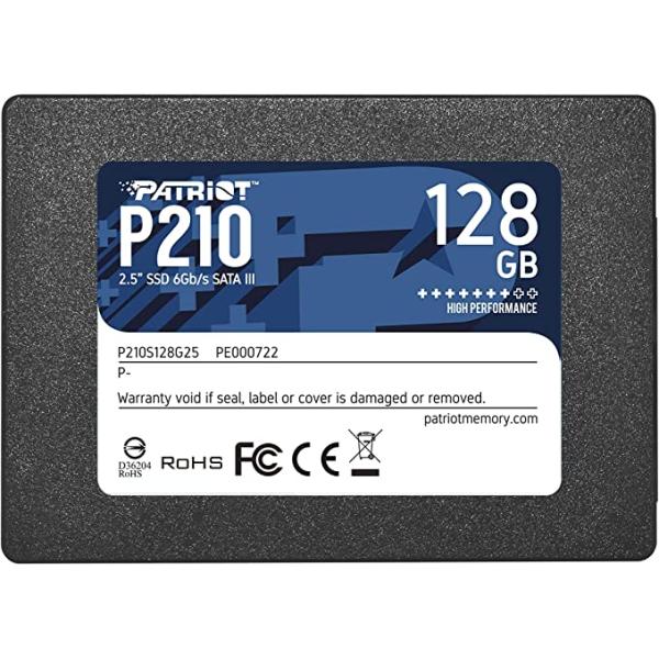 Patriot P210S128G25 P210 SSD, 128GB, 2.5