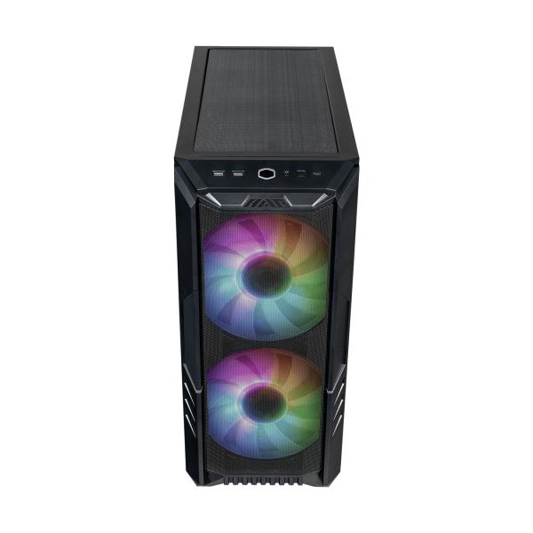 Cooler Master H500-KGNN-S00 HAF 500 Black, ATX, Midi-Tower, Window, 4x 120/ 200mm (ARGB)