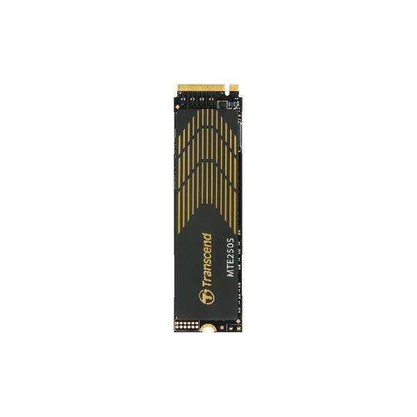 Transcend TS2TMTE250S MTE 250S, 2 TB, M.2 2280, PCIe Gen4x4, NVMe, 3D TLC, w/ Dram, Heatsink