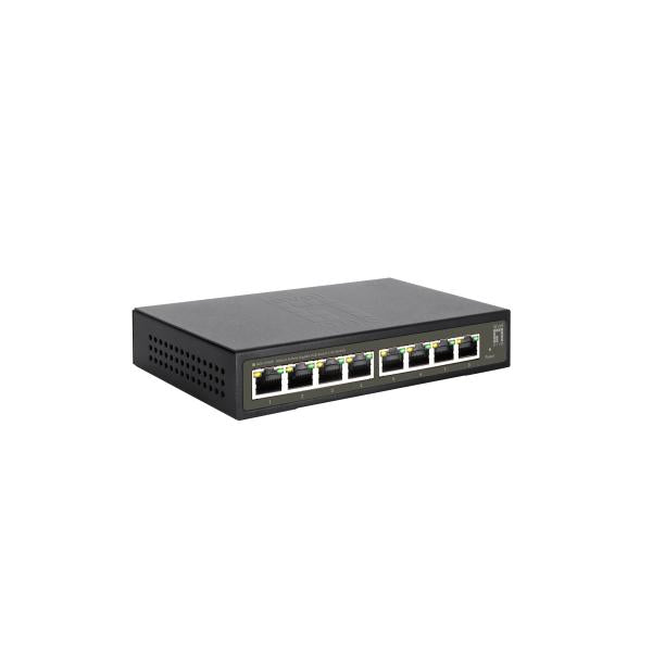 LevelOne GES-2108P Hilbert 8-poorts Gigabit PoE Smart Lite Switch, 802.3at/af PoE, 8 PoE-uitgangen