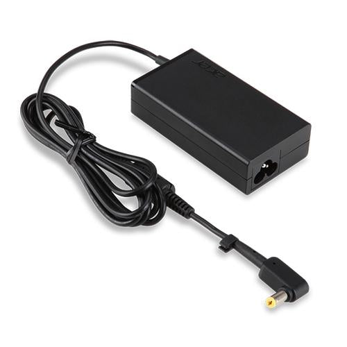 Acer Acer Stroom Adapter - 65W (5 5phy) 19V - EU/UK Power Cord - zwart