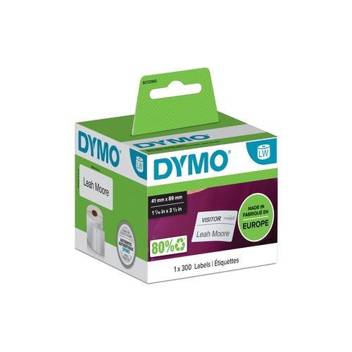 Dymo LW BADGE KLEIN 41X89MM (1X300)