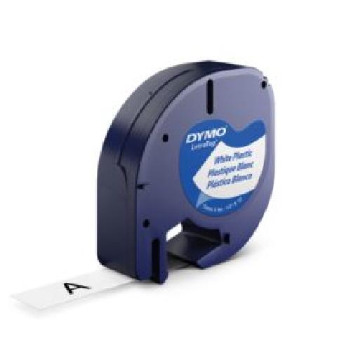 Dymo LETRATAG TAPE PLASTIC PARELWIT