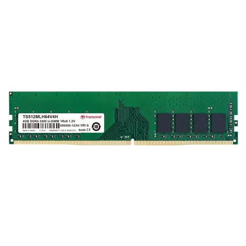 Transcend 4GB DDR4 2400 U-DIMM 1Rx8 512Mx8 CL17 1.2V