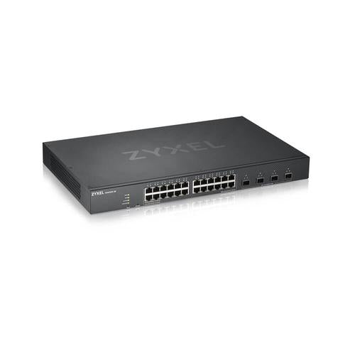 ZYXEL XGS1930-28- 28 Port Smart Managed Switch- 24x Gigabit Copper and 4x 10G SFP+- hybrid mode- standalone or NebulaFlex Cloud