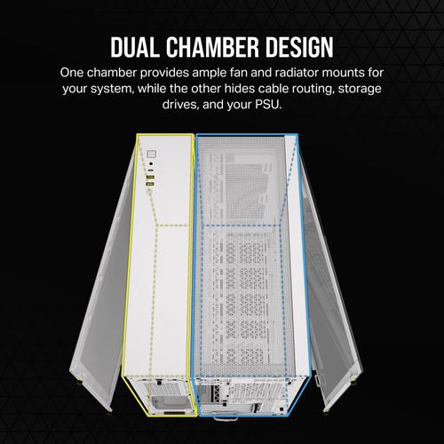 Corsair 2500D AIRFLOW Micro Dual PC Case White