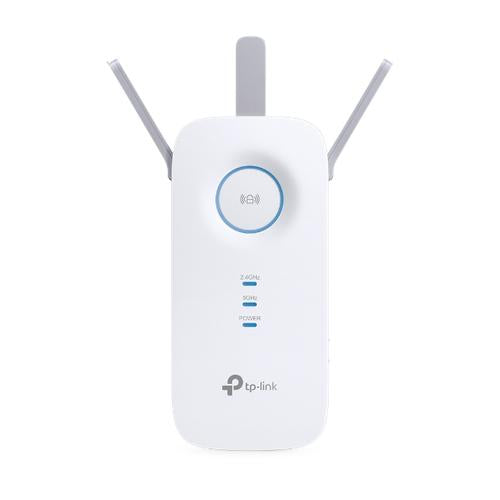 TP-Link AC1750 Dual Band Wireless Wall Plugged Range Extender Qualcomm 1300Mbps 5Ghz + 450Mbps 2.4Ghz 802.11ac/a/b/g/n 10/100/1000M with 3 fixed Antennas