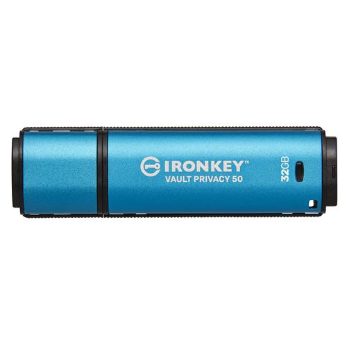 Kingston 32GB IronKey Vault Privacy 50 AES-256 Encrypted FIPS 197