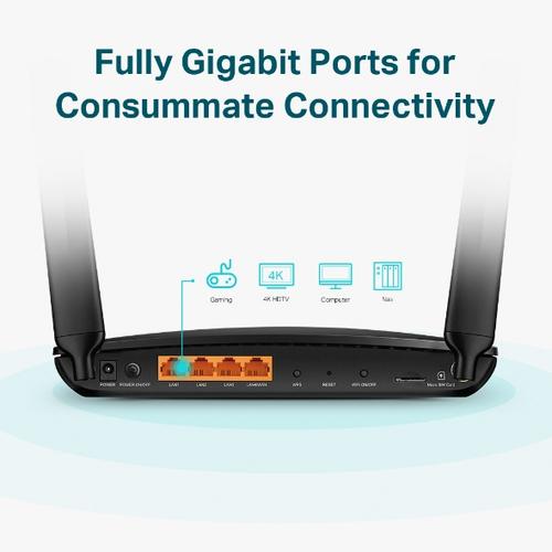 TP-Link AC1200 4G LTE Advanced Cat6 Gigabit Router