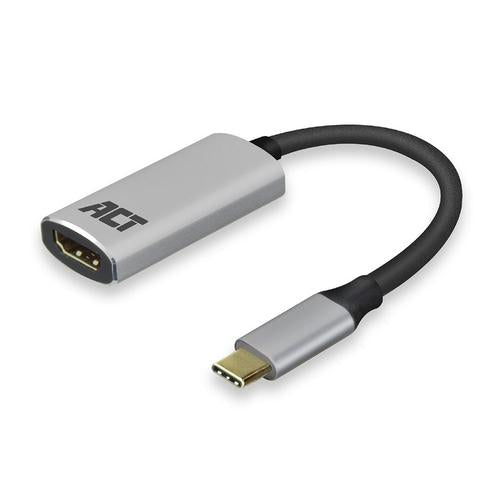 ACT Converter USB-C - HDMI female 0.15 Meter 4k @60Hz metal housing