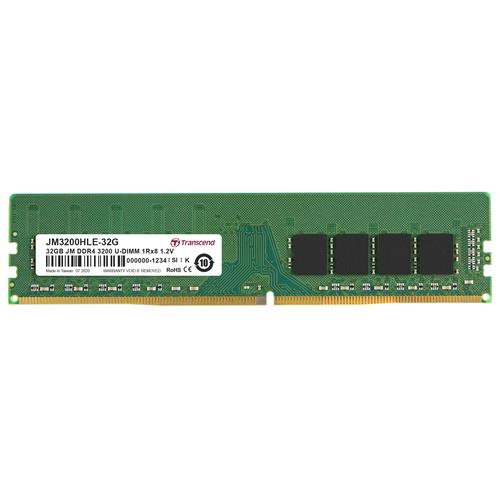 Transcend 32GB JM DDR4 3200 U-DIMM 2Rx8 2Gx8 CL221.2V