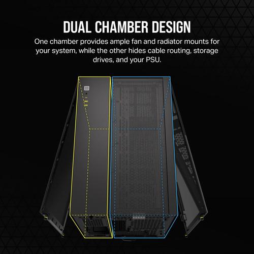 Corsair 2500X Micro ATX Dual Chamber PC Case