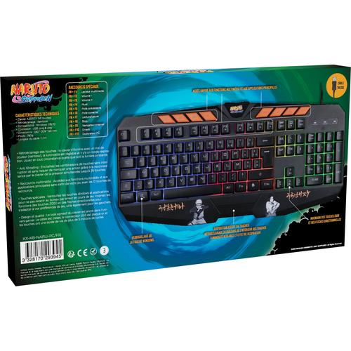 Konix Clavier gaming - Naruto