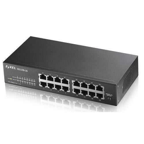 ZYXEL Zyxel GS1100-16  16 port Gigabit Unmanaged Switch v3