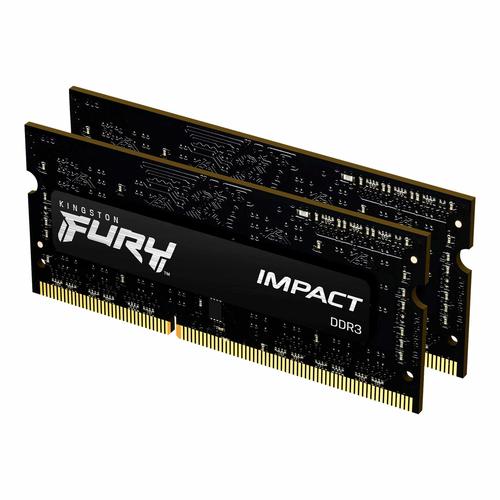 Kingston 8GB 1866MT/s DDR3LCL11SODIMM(Kit of 2)1.35VFURYImpact