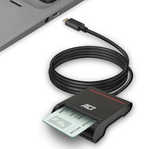 ACT USB-C Smart Card ID Reader