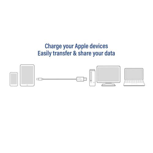 ACT USB Lightning Cable for Apple 1.0m MFI official Apple Certified