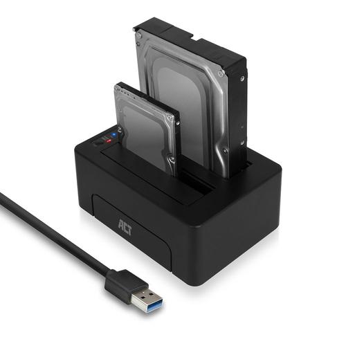 ACT USB 3.2 Gen1 Dual HDD Docking Station