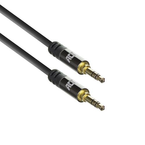 ACT Professional Audio Connection Cable Mini Jack Male Male metal plugs 1.5 Meter