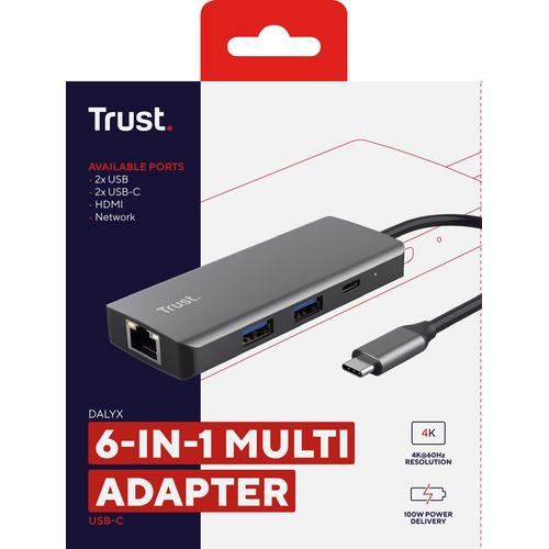 Trust DALYX 6-IN-1 MULTIPORT ADAPTER