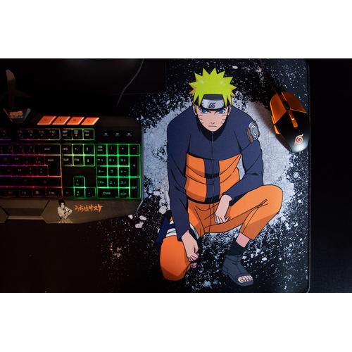 Konix Tapis de souris XXL Noir - Naruto