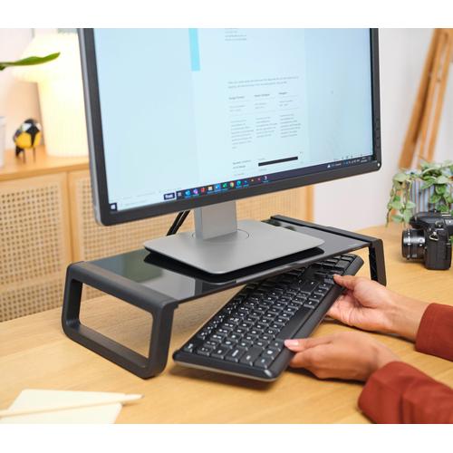 Trust MONTA GLASS MONITOR STAND BLK