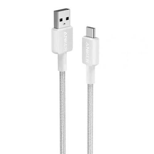 Anker 322 USB-A to USB-C Cable Nylon 0.9M White